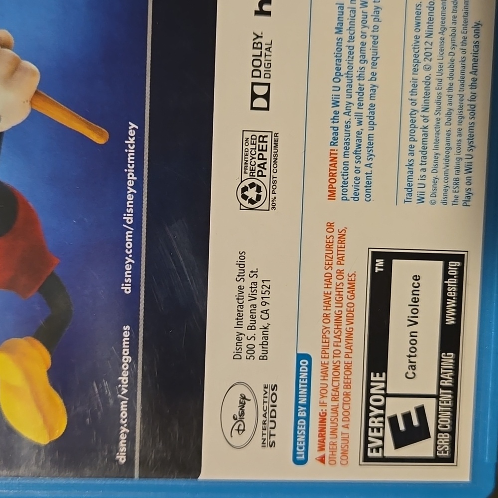 Disney Epic Mickey 2: The Power of Two for Wii U - Blue - Picture 7 of 14